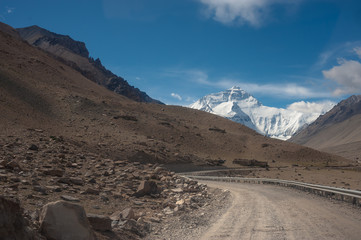 The road leading to Mount Everest
