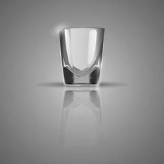 glass for alcoholic beverages isolate