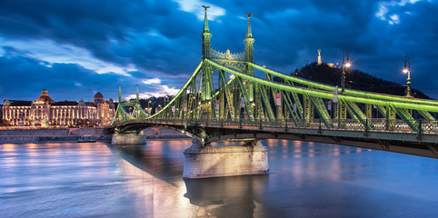 Famous Liberty bridge in Budapest, Hungary © Horváth Botond