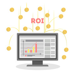 ROI concept illustration.