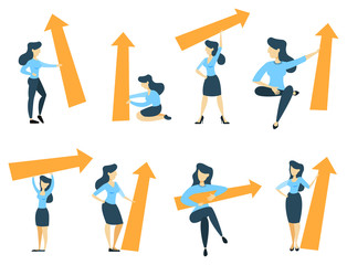 Woman with arrow set.