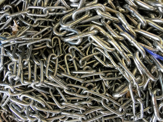 Stainless steel silver chain use interpreters or use it in a bundle of strength and are used in many different types