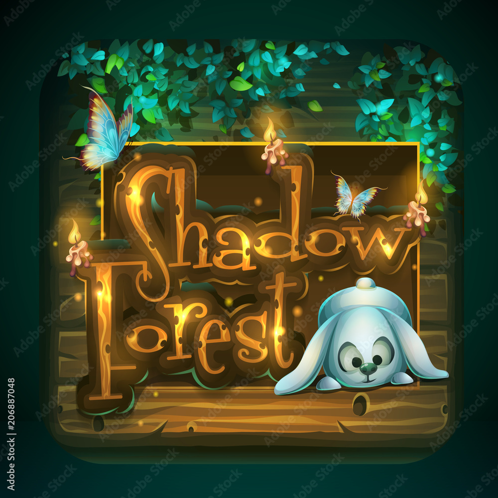 Poster icon for game user interface shadowy forest