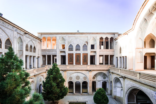 Architecture of traditional buildings in Kashan - Iran