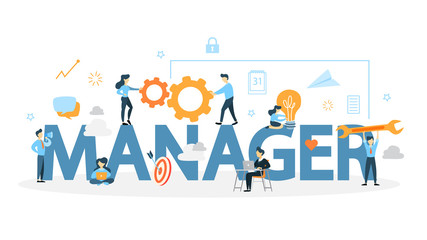 Manager concept illustration.