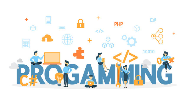 Programming concept illustration.