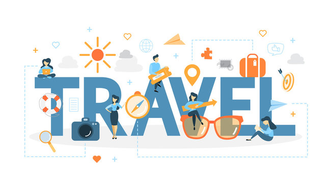 Travel concept illustration.
