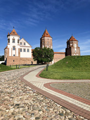 Fototapeta na wymiar Mir Castle - medieval castle in Belarus