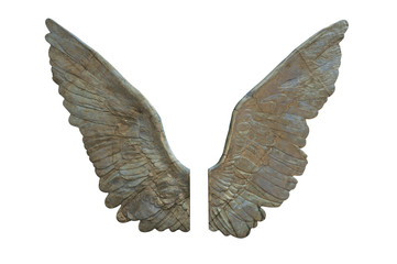 Metal angel wings
