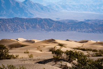 Mesquite Flat Dunes in Death Valley National Park, California.