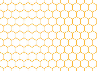 Honeycomb seamless background. Vector illustration.