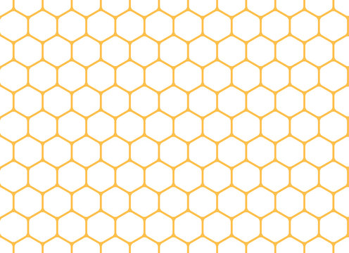 Honeycomb seamless background. Vector illustration. © Anastasia Gapeeva