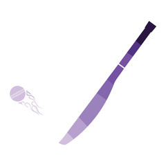 Cricket bat icon