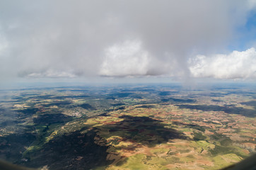 Photography of Spain from the air.