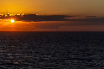 Sunset in the Gulf of Mexico