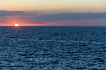 Sunset in the Gulf of Mexico