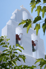 One of the hundred white churches in Amorgos