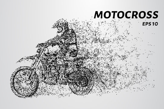 Motocross particles. Motocross concept design