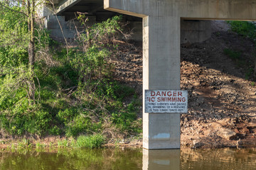 Danger No Swimming