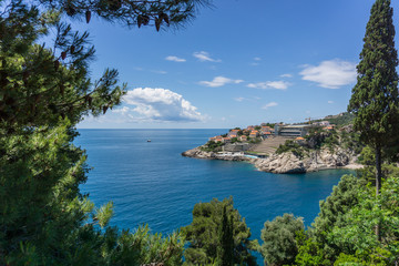 Fototapeta na wymiar Beautiful Dubrovnik sea coast
