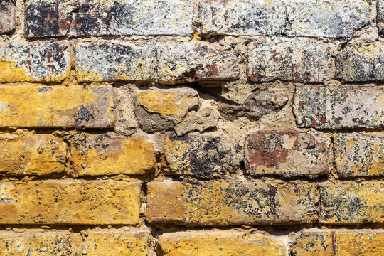 Background of brick wall pattern texture. Great for graffiti inscriptions