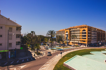 San Pedro de Alcantara. A sunny day in San Pedro de Alcantara, Marbella. Malaga Province, Andalusia, Spain. Picture taken – 22 may 2018.