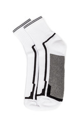men's socks on neutral background