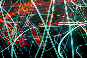 Abstract colored lines. Energy. Voltage.