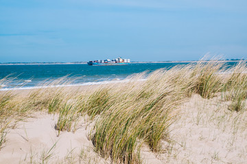 Dunes and Ship