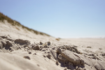 ruins of a sand castle