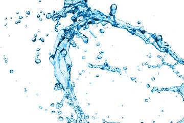 water Splash isolate On White Background