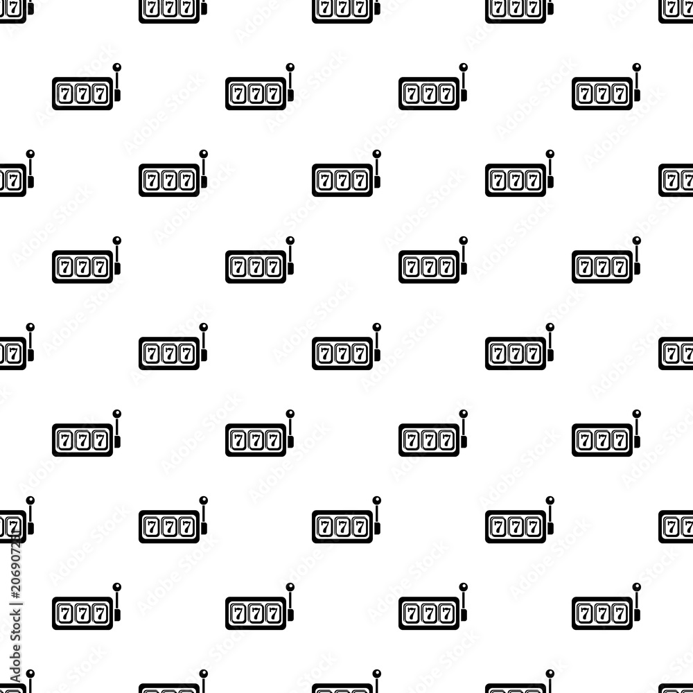 Poster slots pattern vector seamless repeating for any web design