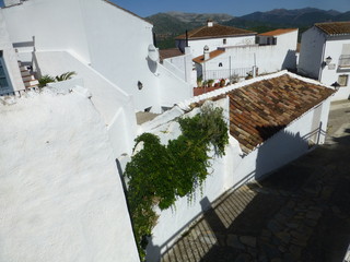 Cartajima,pueblo blanco de Málaga, Andalucía (España) en la sierra de Ronda