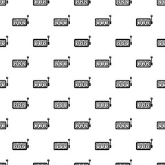 Slots pattern vector seamless repeating for any web design