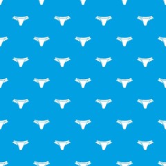 Underpants pattern vector seamless blue repeat for any use