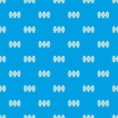 Fence urban pattern vector seamless blue repeat for any use