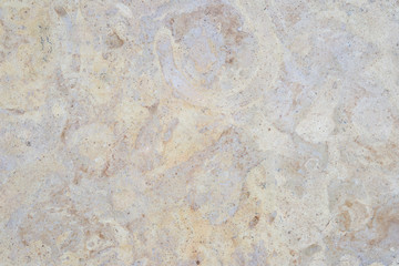 Beautiful natural high quality beige marble with unusual abstract pattern.