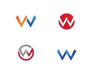 W Letter Logo Business