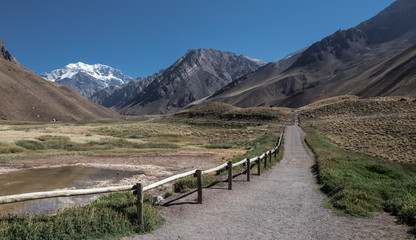 Adventure in the Andes mountains