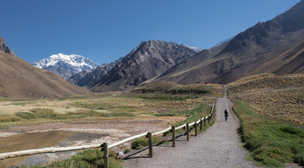 Adventure in the Andes mountains