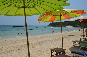 umbrella beach
