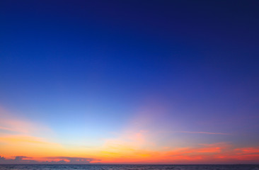 Fototapeta premium Beautiful sky on twilight time for background