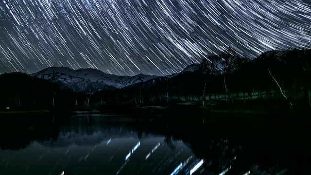 妙高高原笹ヶ峰星空Timelapse