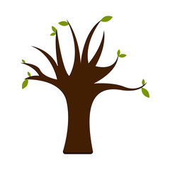 Isolated tree icon