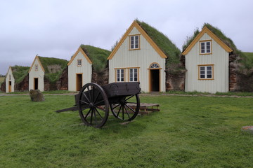 Fototapeta premium Iceland Houses