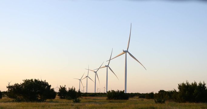 Wind Turbines between Bronte and Abilene Texas.