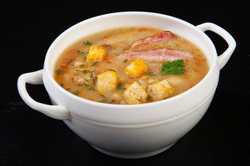 Mushroom Soup With Beef