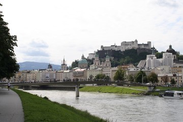 Fototapeta premium View of city of Salzburg