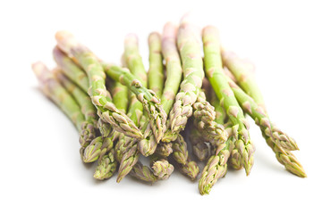 Fresh green asparagus.
