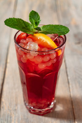 summer lemonade with fruits